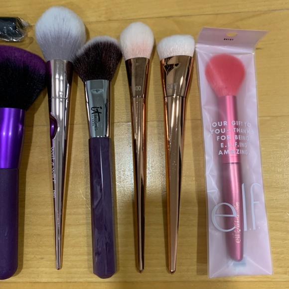 Face brush bundle - Real Techniques, ELF, IT cosmetics - 12 pcs - Picture 5 of 5